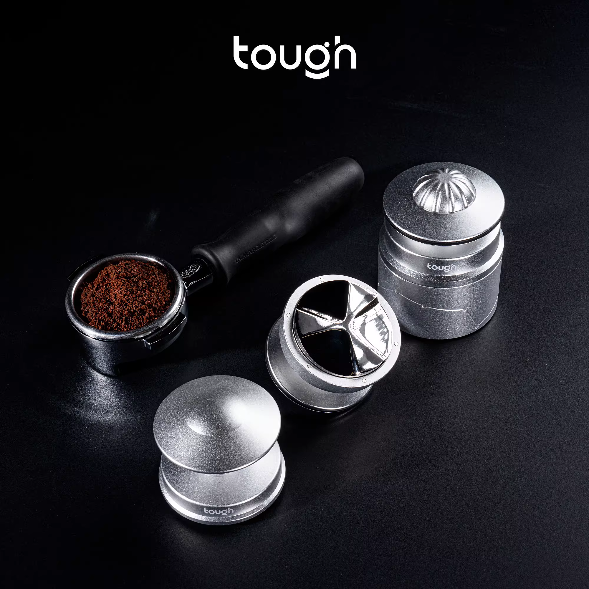 Bộ ba món cà phê Stubborn Coffee UFO Series Bộ ba món cà phê UFO Máy ép bột áp suất không đổi Máy phân phối bột dạng kim Máy phân phối bột tự trọng