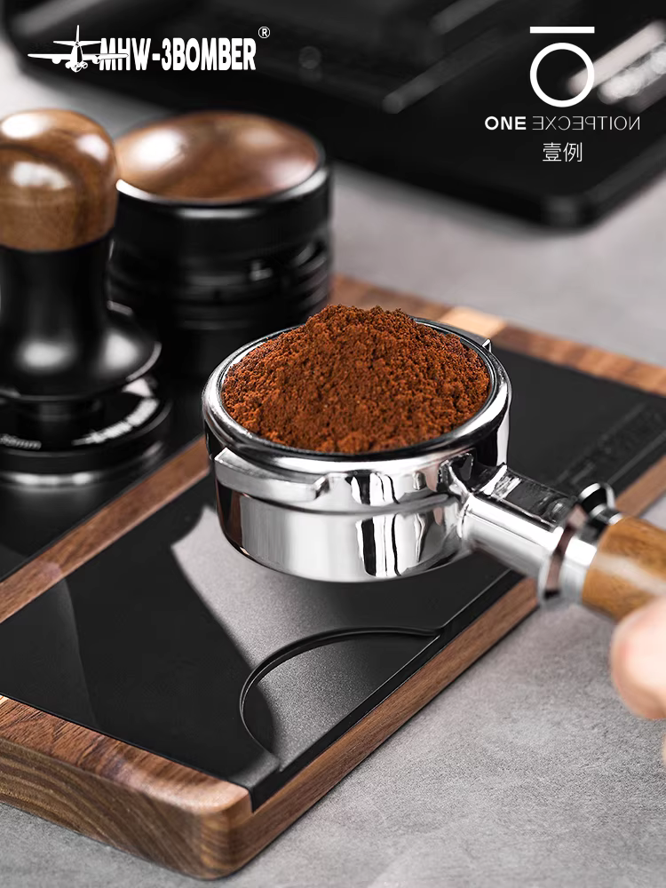 Bảng gỗ óc chó MHW dùng làm tay cầm máy pha cà phê, đế nén cà phê, dụng cụ phân phối bột cà phê, bảng để đồ