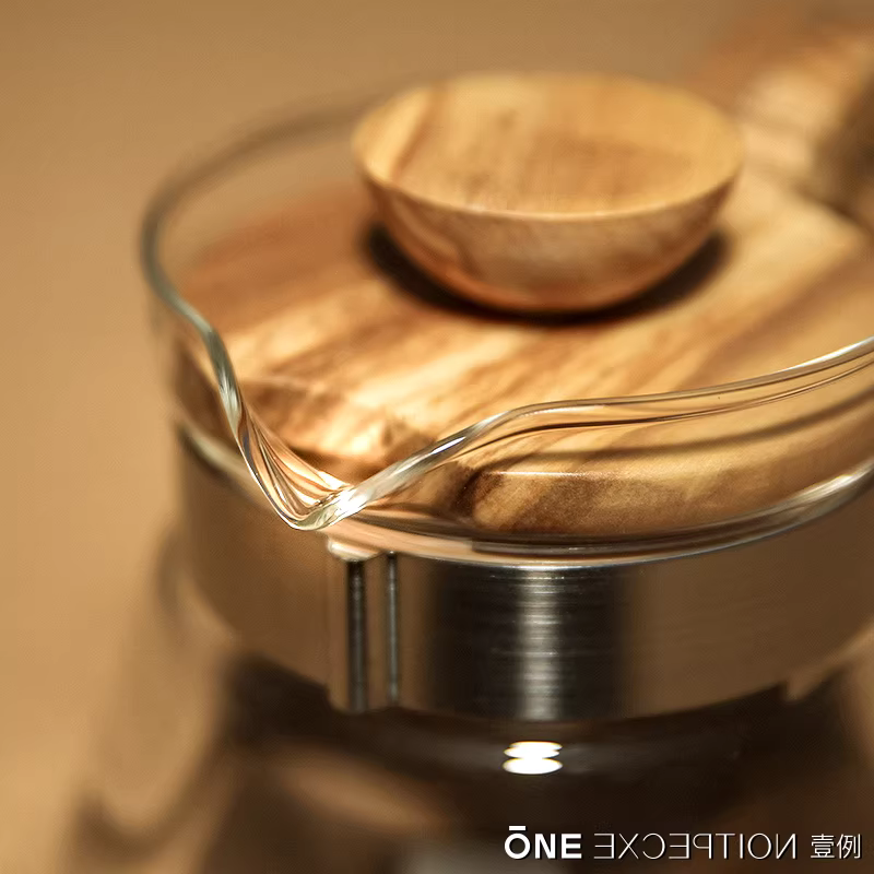 HARIO Nhật Bản Nhập Khẩu Chính Hãng Thủy Tinh Chịu Nhiệt Rót Cà Phê Gỗ Ô Liu Chia Sẻ Nồi Nhận Nồi VCWN Một Mảnh