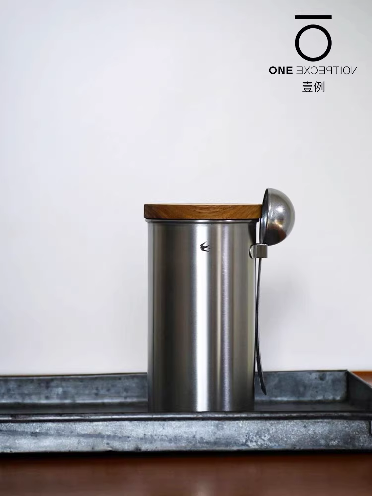 Hũ đựng cà phê Yanin Nhật Bản, hũ đựng bột cà phê, hũ đựng trà, hũ đựng trà hoa, hũ đựng đậu có thìa