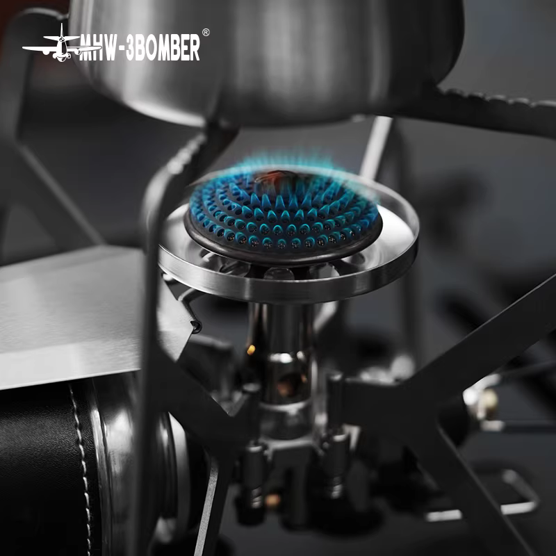 Bếp ga di động MHW Bomber MET, bếp cassette ngoài trời, bếp mạnh mẽ, có thể gấp gọn, máy sưởi gas