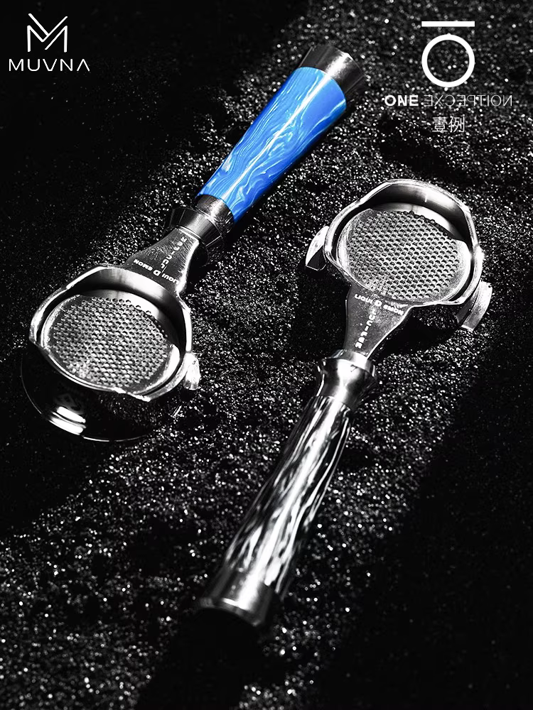 Máy pha cà phê MUVNA handle E espresso E61 Bai Sheng Tu Aibao Rocket tay cầm không đáy hai tai 58mm