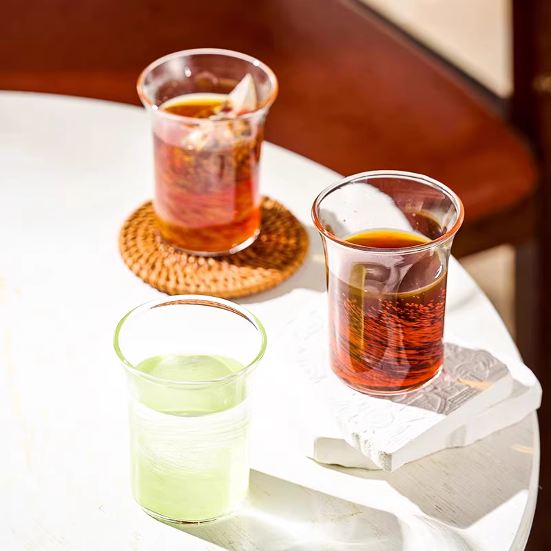 Bộ cốc cà phê thủy tinh phun cát thương hiệu chung Brewista&YearnTour, cốc nếm thử thẳng miệng