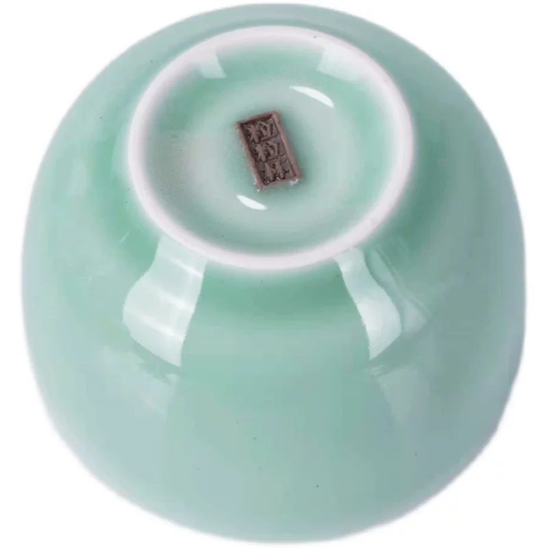 Bộ chén ngâm trà Lili series 6 gram MINI, chén ngâm trà chuyên dụng SCA, chất liệu ngọc, men xanh, chén ngâm trà cà phê