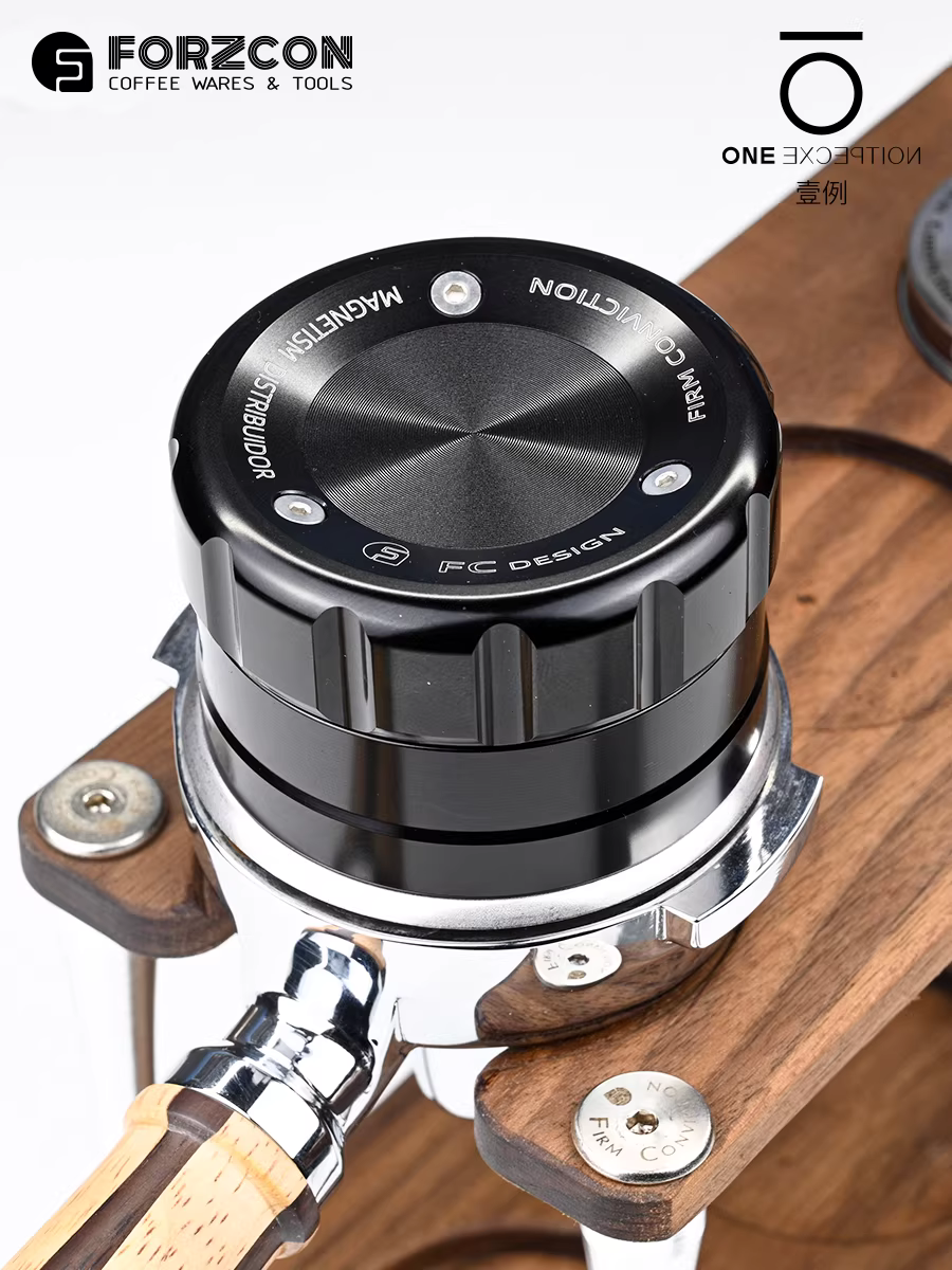 Búa phân phối bột cà phê Fuguang Gravity, chống vón cục, tự điều chỉnh, 58.5mm, dùng cho máy pha cà phê Espresso