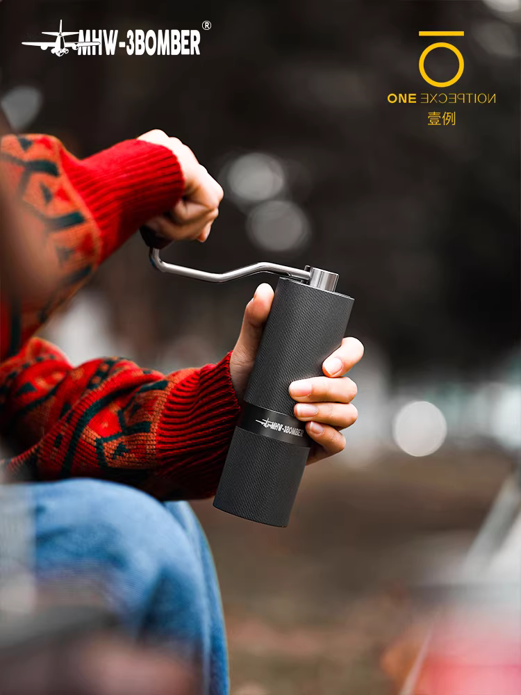 Máy xay cà phê cầm tay Bomber MHW Racing M1 Máy xay cà phê bằng tay Máy xay cà phê espresso cầm tay Di động hạt dẻ C