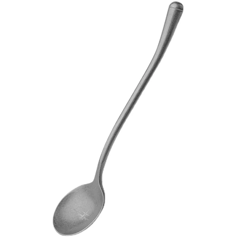 Muỗng cà phê Bomber MHW bằng thép không gỉ, muỗng khuấy sáng tạo, kiểu cổ điển, muỗng tròn nhỏ, muỗng tráng miệng, bánh ngọt, muỗng matcha