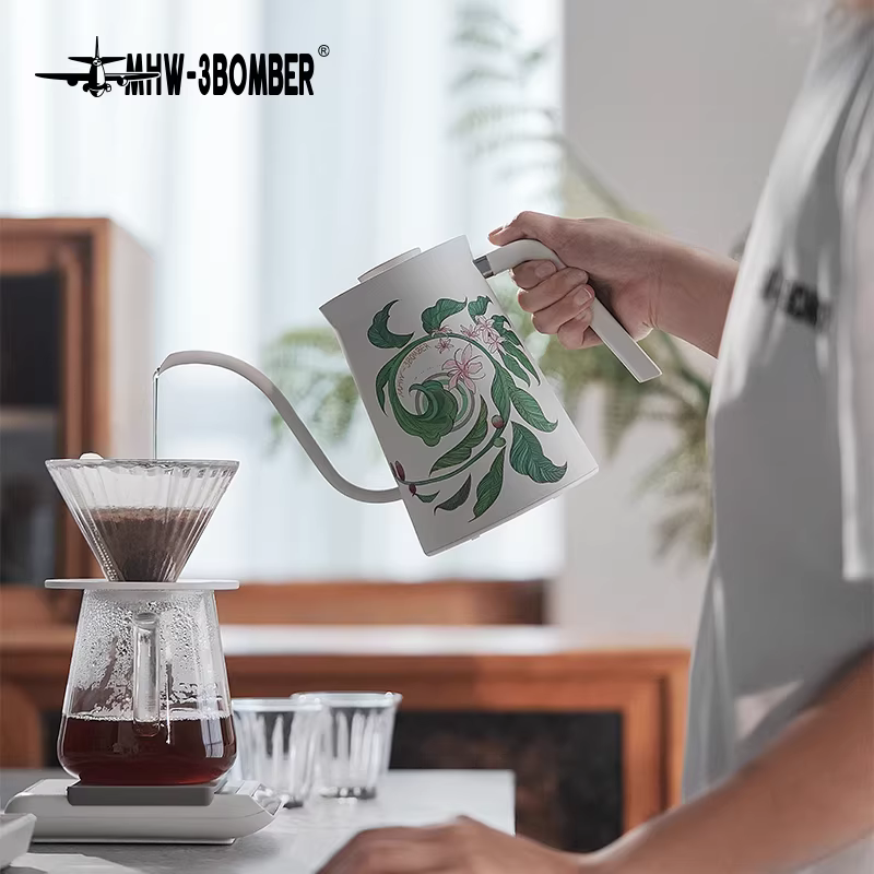 Bình giữ nhiệt điều khiển nhiệt độ Bomber MHW Phiên bản giới hạn kỷ niệm 6 năm pha cà phê thủ công Bình giữ nhiệt thông minh giữ nhiệt độ ổn định B Pot