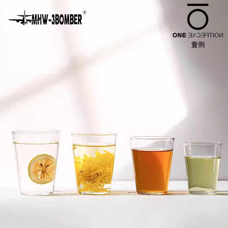 Ly thủy tinh Bomber MHW, ly cà phê đá lạnh Dirty Cold Brew, ly nước có ga, ly bia, dòng CICADA, ly KINTO