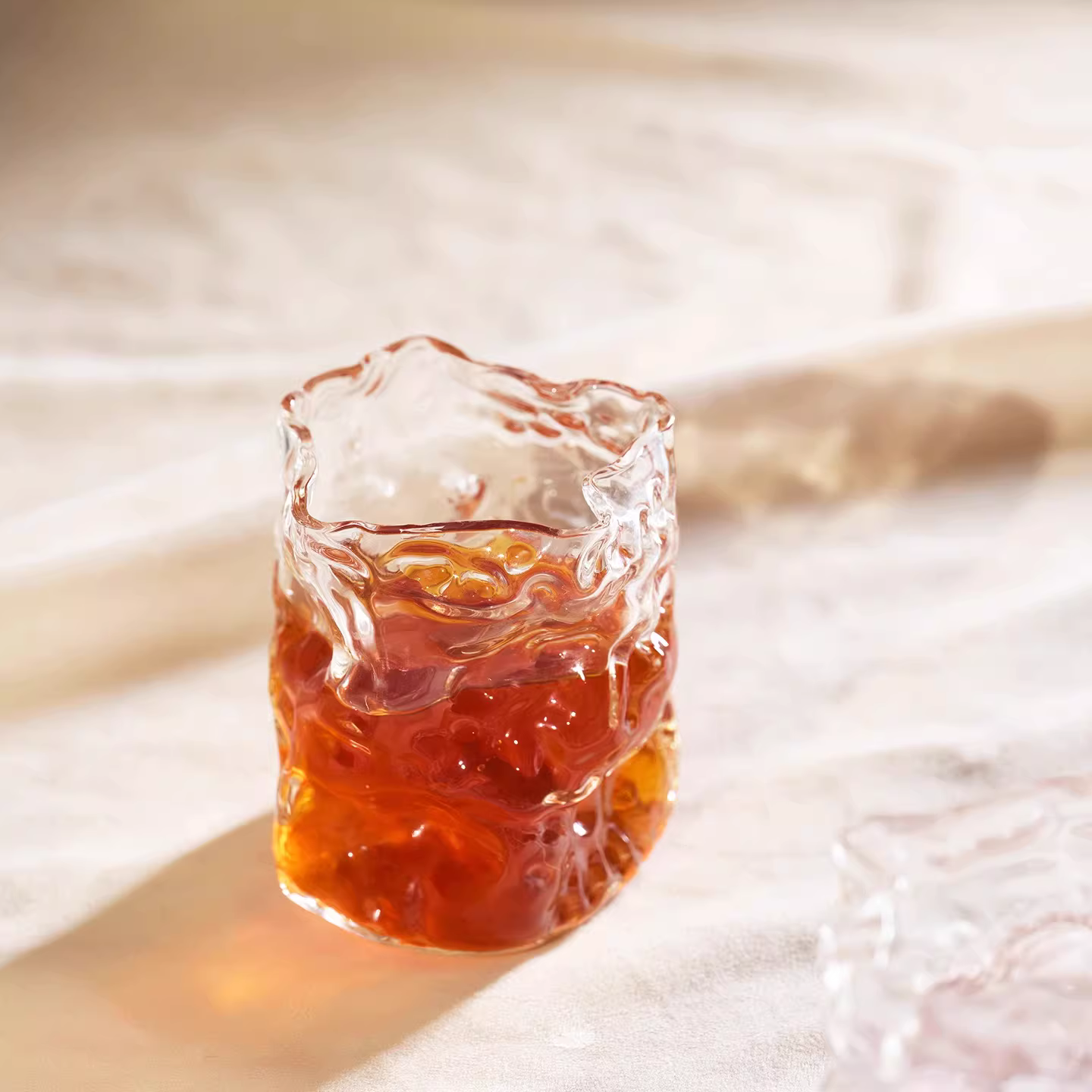 Brewista&YearnTour hợp tác sản xuất cốc cà phê ánh sáng và bóng tối, cốc thủy tinh, cốc nếm hương vị không đều