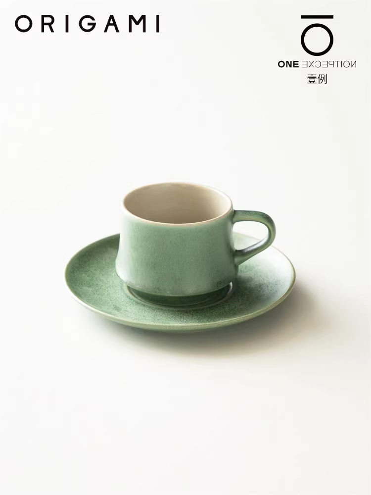 Ly sứ hình đèn pha origami, ly cà phê, ly sứ trắng Úc, ly latte, ly latte dirty