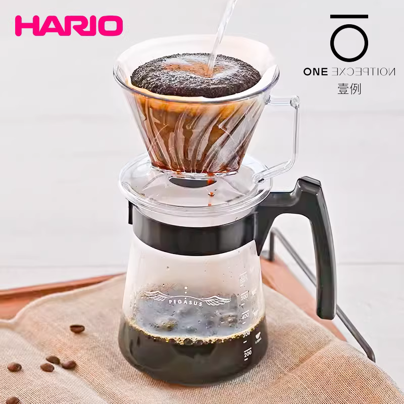 Cốc lọc cà phê HARIO Pegasus Nhật Bản hình thuyền, giấy lọc hình quạt, giấy lọc hình thang, cốc lọc cà phê kiểu đổ nước