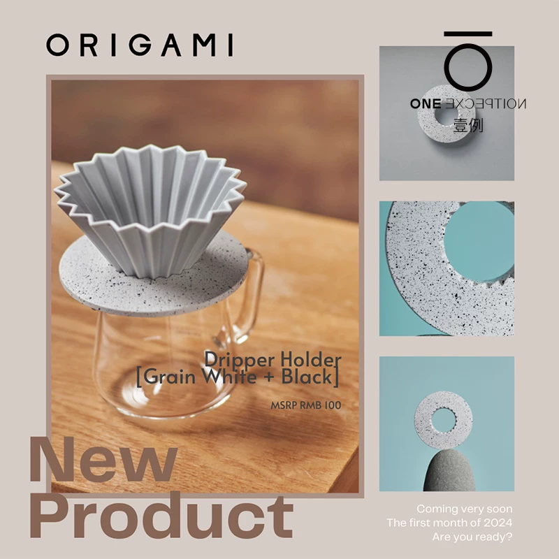 Đế cốc lọc ORIGAMI Nhật Bản AIR S/M, đế cốc lọc origami nhựa đặc biệt, đế cốc gỗ đặc V60