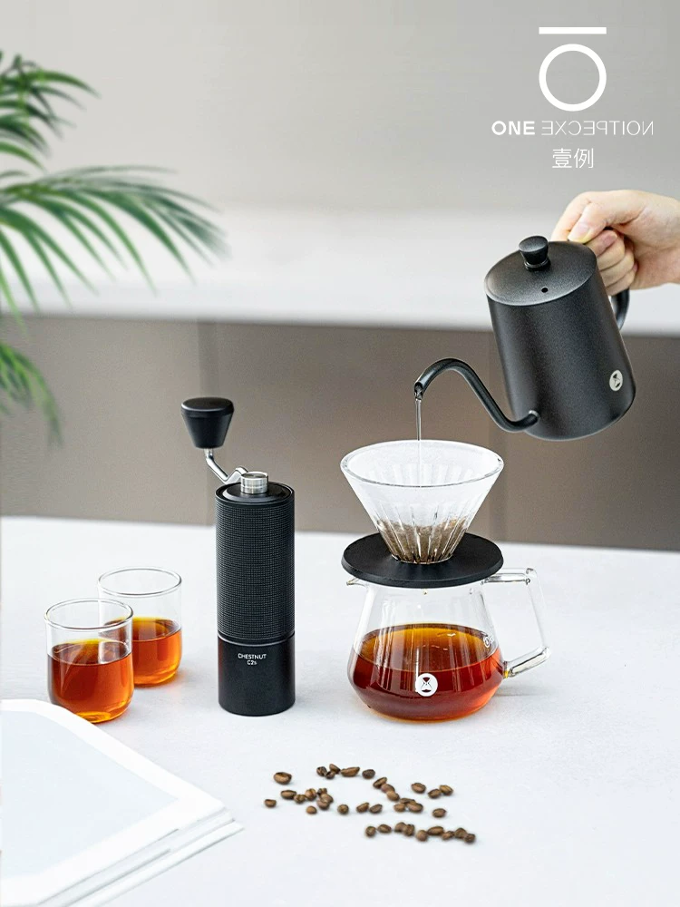 Bộ quà tặng máy pha cà phê Taimo dùng trong gia đình, máy pha cà phê nhỏ giọt, máy xay cà phê, ấm pha cà phê chuyên nghiệp bộ hero