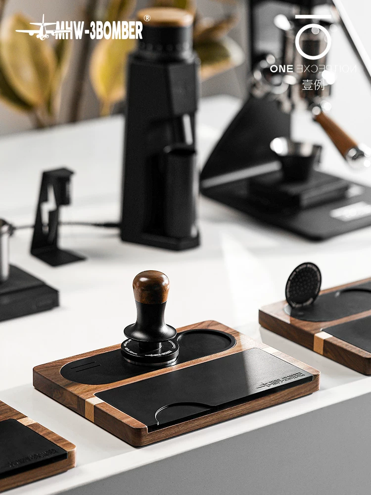 Bảng gỗ óc chó MHW dùng làm tay cầm máy pha cà phê, đế nén cà phê, dụng cụ phân phối bột cà phê, bảng để đồ