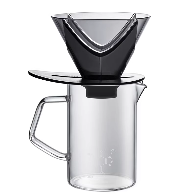 Cốc lọc cà phê Nhật Bản HARIO Mugen Infinity Cross Star mới, cốc lọc cà phê thủ công V60 bằng nhựa resin và gốm