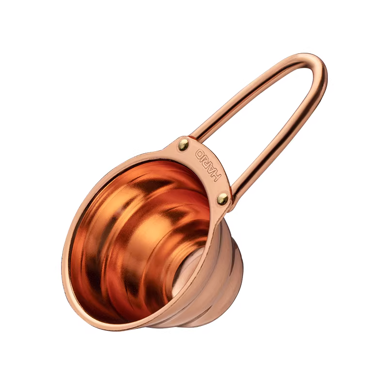 Muỗng đong bột cà phê HARIO Nhật Bản, thép không gỉ màu đồng vàng hồng dòng V60, di động tiện dụng, dùng cho gia đình, One Example Coffee