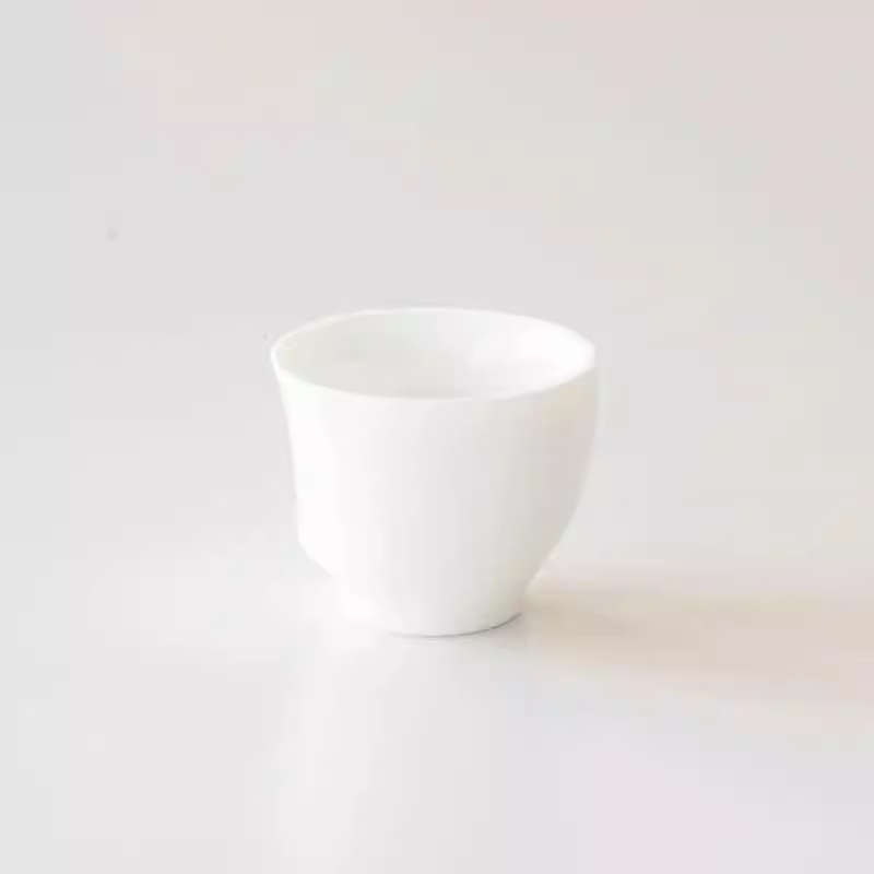 Origami Nhật Bản nhập khẩu loạt sản phẩm cảm giác ly cà phê hình dạng không đối xứng hình lưỡi liềm ly nếm hương thơm ly hương thơm