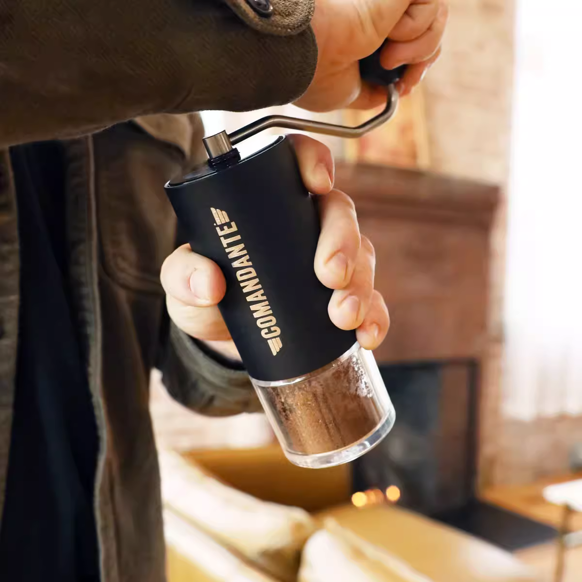 Máy xay cà phê Comandante C40 nhập khẩu chính hãng của Đức Máy xay cà phê bằng tay bằng thép nitơ cao C60