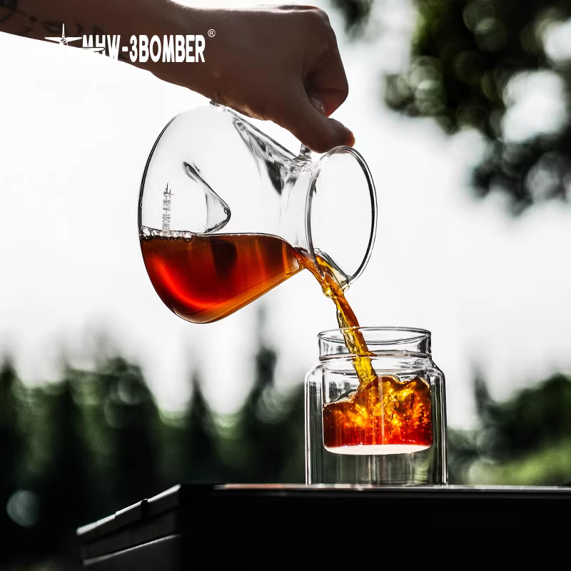 Bình pha cà phê Bomber MHW Hill Coffee Sharing Pot, cà phê pha thủ công, cà phê V60, cà phê nhỏ giọt kiểu Mỹ, bộ lọc cà phê, bình pha cà phê kiểu Fair Cup