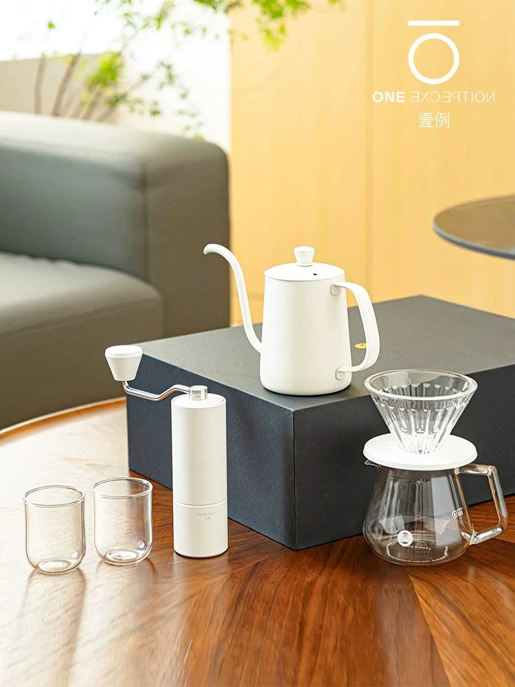 Bộ quà tặng máy pha cà phê Taimo dùng trong gia đình, máy pha cà phê nhỏ giọt, máy xay cà phê, ấm pha cà phê chuyên nghiệp bộ hero