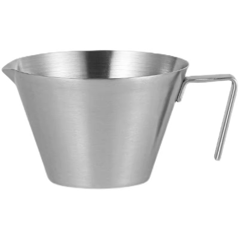 Cốc đong cà phê Espresso Bomber MHW, cốc đong nhỏ Sada, cốc đong kiểu Ý 100ml bằng thép không gỉ có vòi