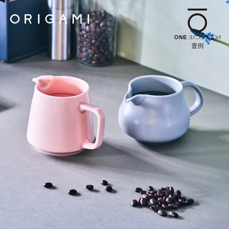 Cốc lọc giấy origami gốm sứ Mino Ware Nhật Bản, ấm pha cà phê thủ công, cốc pha cà phê kiểu Nhật, cốc Pinot Fair