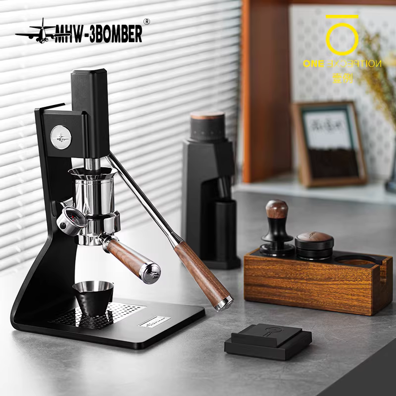 Máy pha cà phê Espresso Bomber MHW Sonic S7, kiểu cần gạt tay, áp suất tay, 58mm, spicy mom LELIT