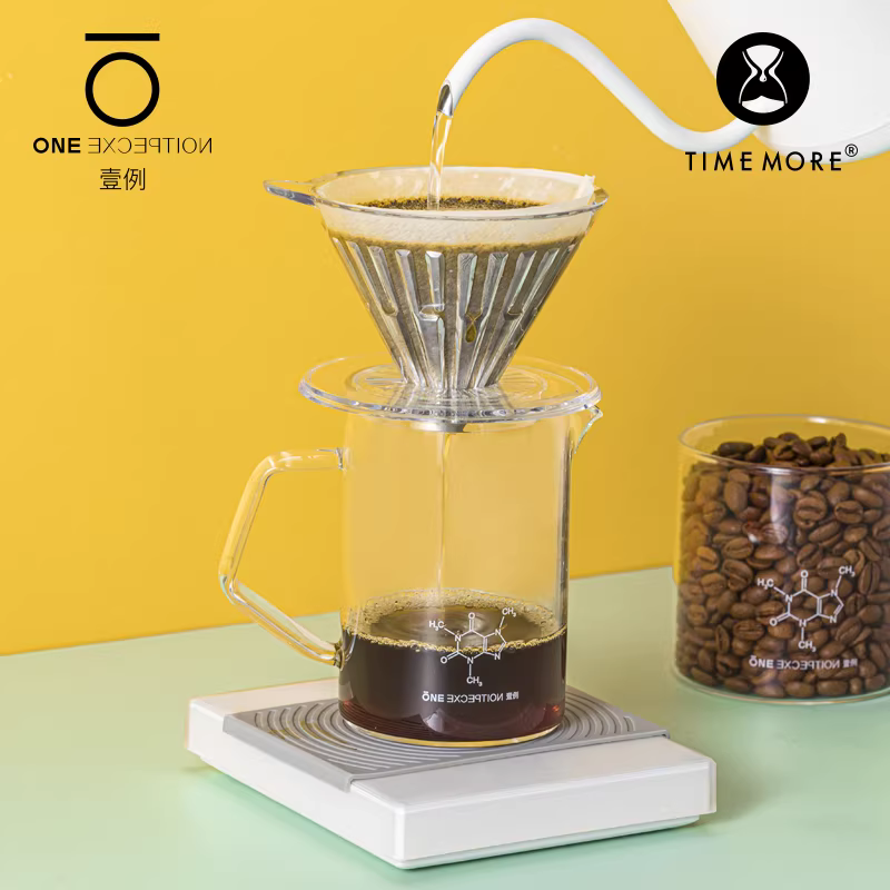 Bộ pha cà phê thủ công Taimo Bingtong với bộ lọc nhựa, bộ lọc nhỏ giọt, máy pha cà phê gia dụng kèm giấy lọc