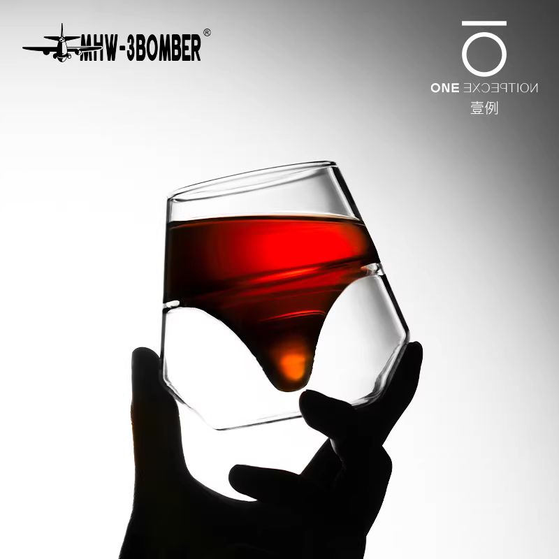 MHW Bomber DW cốc cà phê thủy tinh hai lớp cốc cà phê pha thủ công cốc nếm cà phê cốc cảm giác cốc espresso