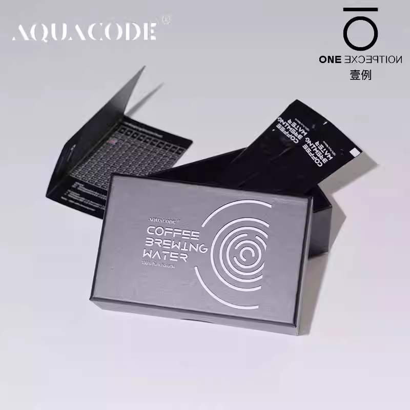 Cà phê AQUACODE Đài Loan pha chế theo phương pháp thủy thủ biển, dùng cốc pha, nếm thử, pha trộn, nước cô đặc, nước khoáng, nước thi đấu, gói nước.