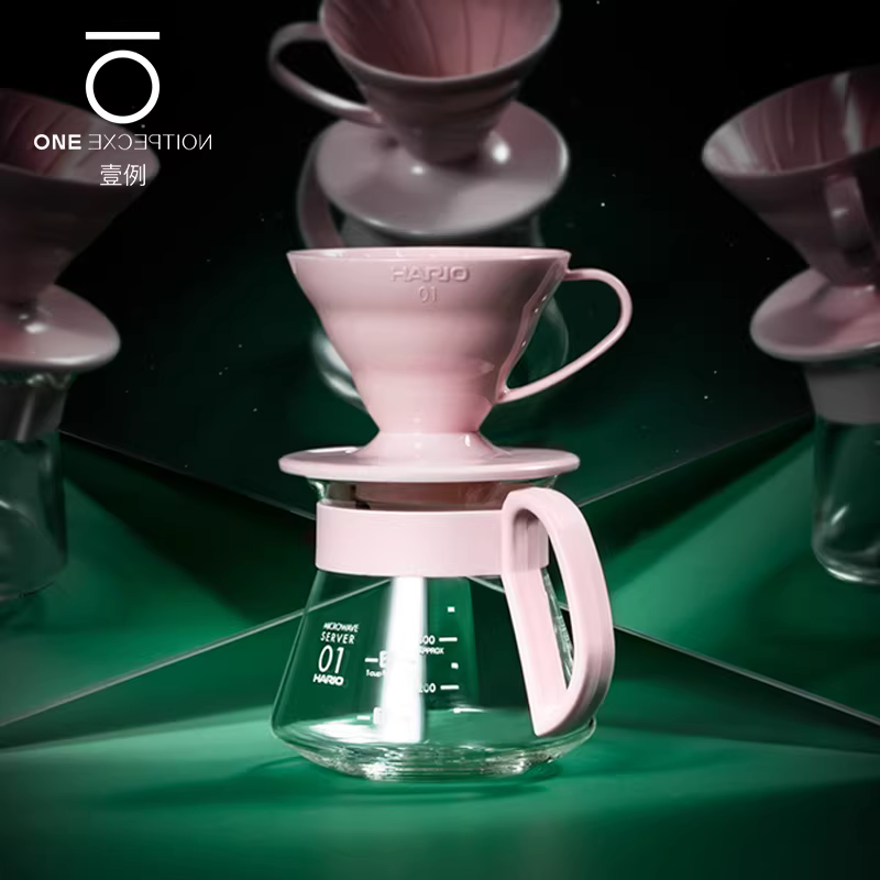 Bộ pha cà phê Hario V60 Nhật Bản, bình thủy tinh chịu nhiệt, pha cà phê đá kiểu Mỹ, cốc lọc cà phê lạnh