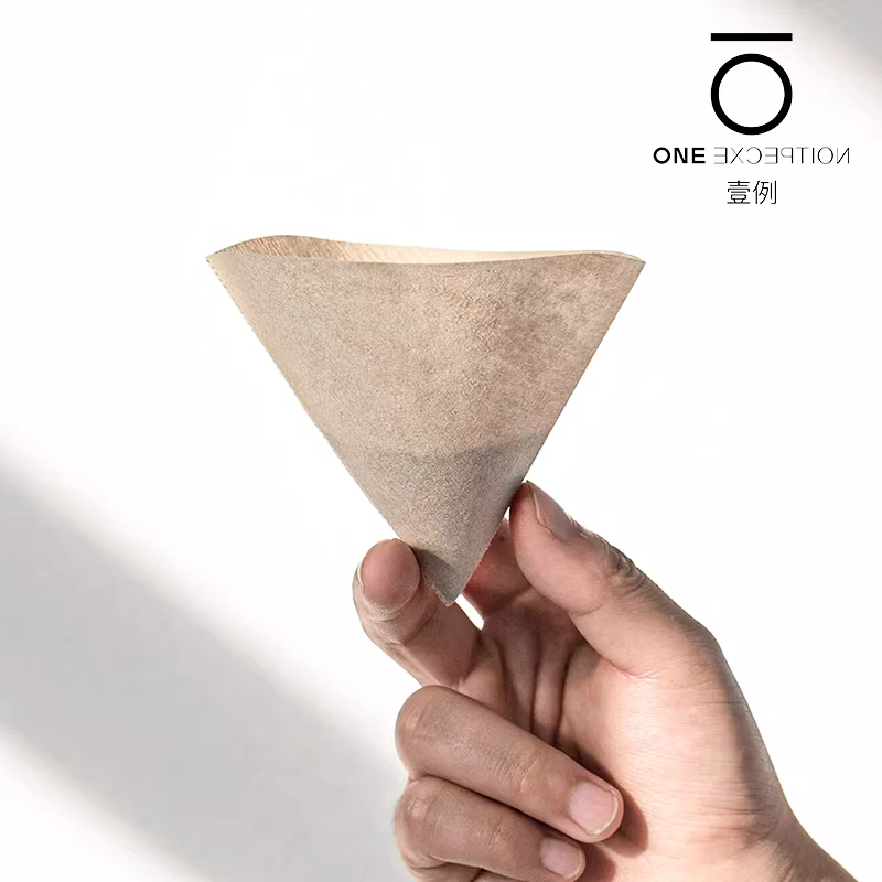 CAFEDE KONA Giấy lọc cà phê nhập khẩu Nhật Bản Giấy lọc nhỏ giọt V60, giấy lọc nhỏ giọt dạng chữ V nguyên chất từ bột gỗ dùng cho gia đình anh hùng