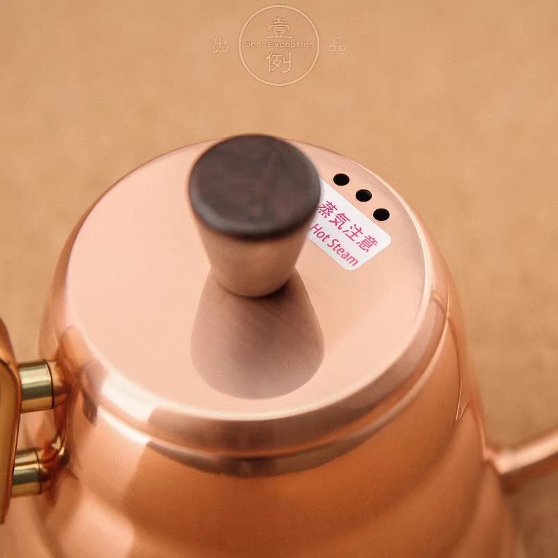 Ấm pha cà phê bằng đồng thau HARIO sản xuất tại Nhật Bản có vòi hẹp, bộ ấm pha cà phê dạng giọt nước V60, bộ lọc bằng đồng