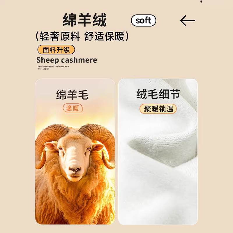 Quần legging lót lông cừu cho bé gái, kiểu mới thu đông 2025, quần dài dày giữ ấm tích hợp lông cừu cho bé gái lớn.