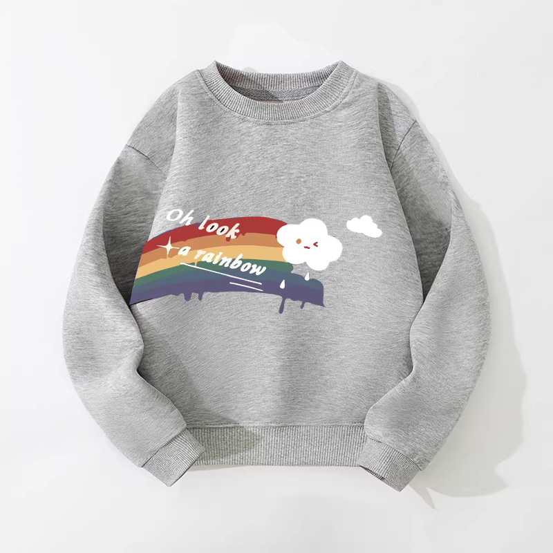 Áo nỉ nữ 2025 kiểu xuân thu mới dành cho trẻ lớn, cổ tròn, áo khoác áo nỉ đa năng thời trang retro