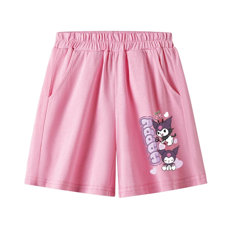 Quần đùi cotton cao cấp cho bé gái, mẫu hè 2025, quần năm phần thời trang cho trẻ lớn, chất liệu nhẹ và kiểu dáng sành điệu.