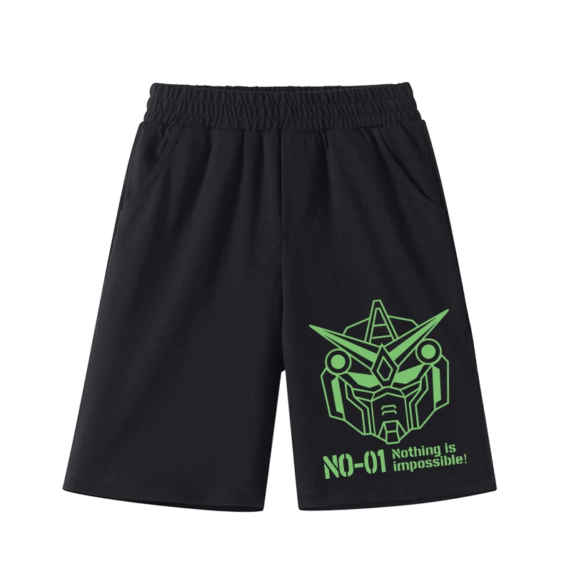 Quần đùi cotton nguyên chất cho bé trai 2025 kiểu dáng mới thời trang năng động phong cách cool ngầu dành cho bé trai lớn tuổi mùa hè chất liệu mỏng thoáng mát hợp thời trang