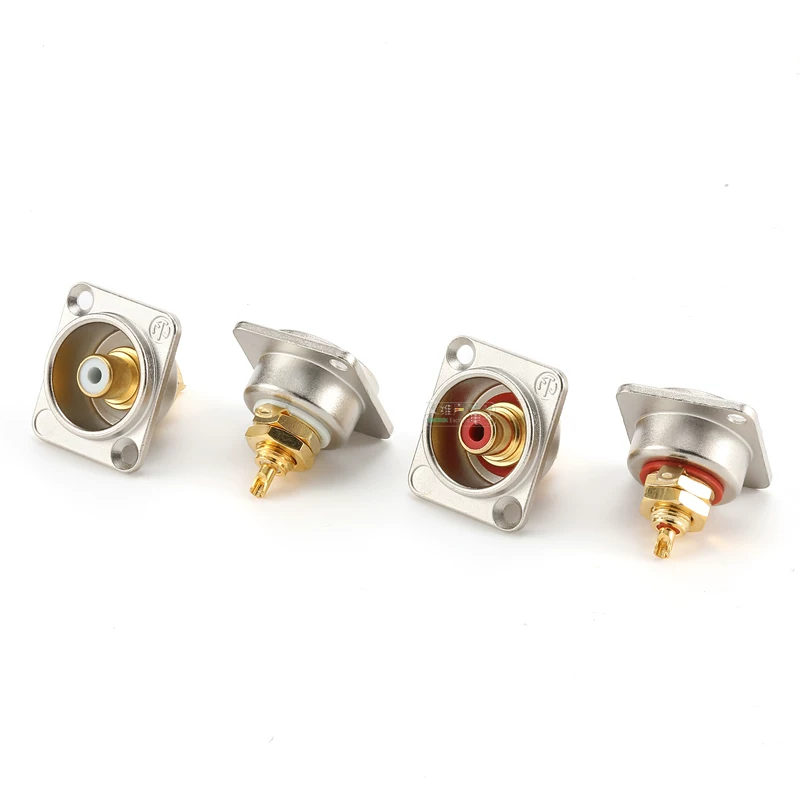 NEUTRIK Audio NF2D-2 Lotus RCA Âm thanh Video AV Base Âm thanh Hi-Fi Ổ cắm cái Bộ khuếch đại Đầu phát đĩa