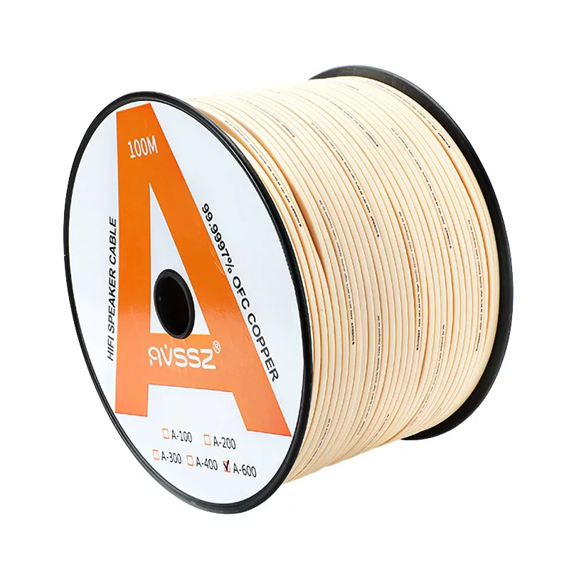 Cáp loa chuyên nghiệp đồng không oxy 4N, âm thanh vòm, kỹ thuật âm thanh, rạp chiếu phim, âm thanh xe hơi, cáp dành cho người đam mê âm thanh, bộ khuếch đại