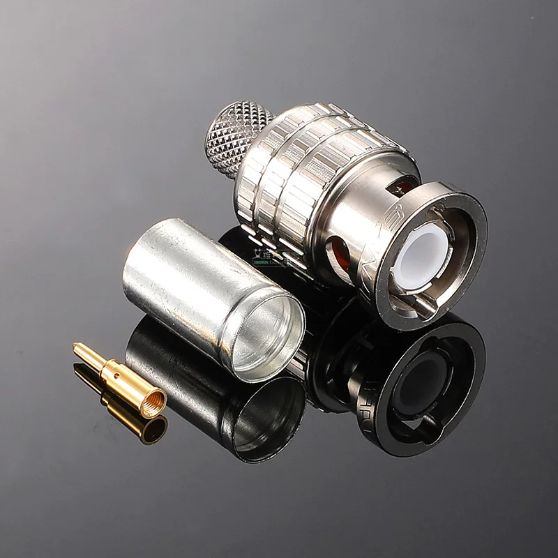Cáp đồng trục CANARE BP-C5FA 50 ohm, đầu nối Q9, bộ cấp nguồn ăng-ten micro không dây L-5DFB, đầu nối BNC