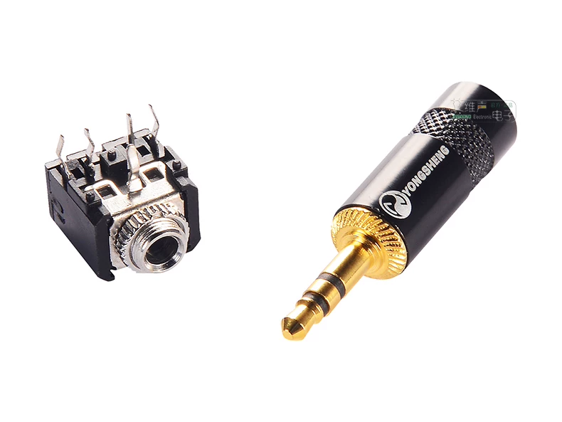 Giao diện âm thanh kênh đôi giắc cắm tai nghe 3,5 mm chất lượng cao Giao diện giắc âm thanh nổi 3,5 lắp đặt bảng điều khiển cơ bản
