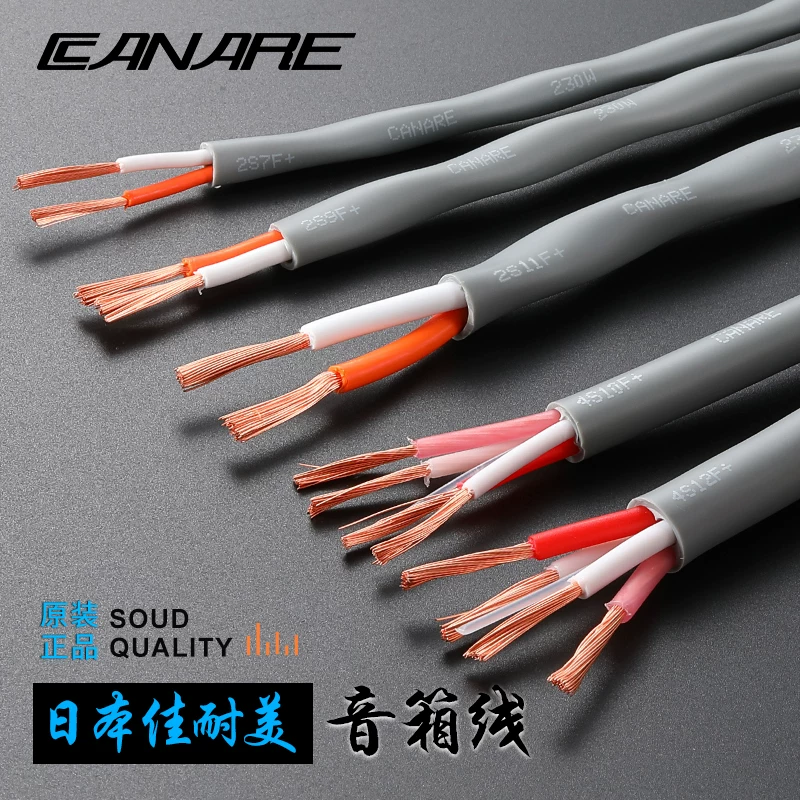 Cáp loa CANARE 2S9F+ cao cấp dành cho audiophile, cáp loa chính, cáp âm thanh vòm rạp hát, cáp kỹ thuật 2.5