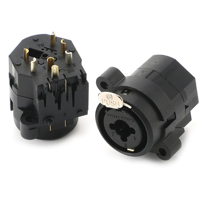 NEUTRIK NCJ6FI-S XLR đầu nối cái đa năng ổ cắm âm thanh nổi 6.35 đa năng hàn PCB H