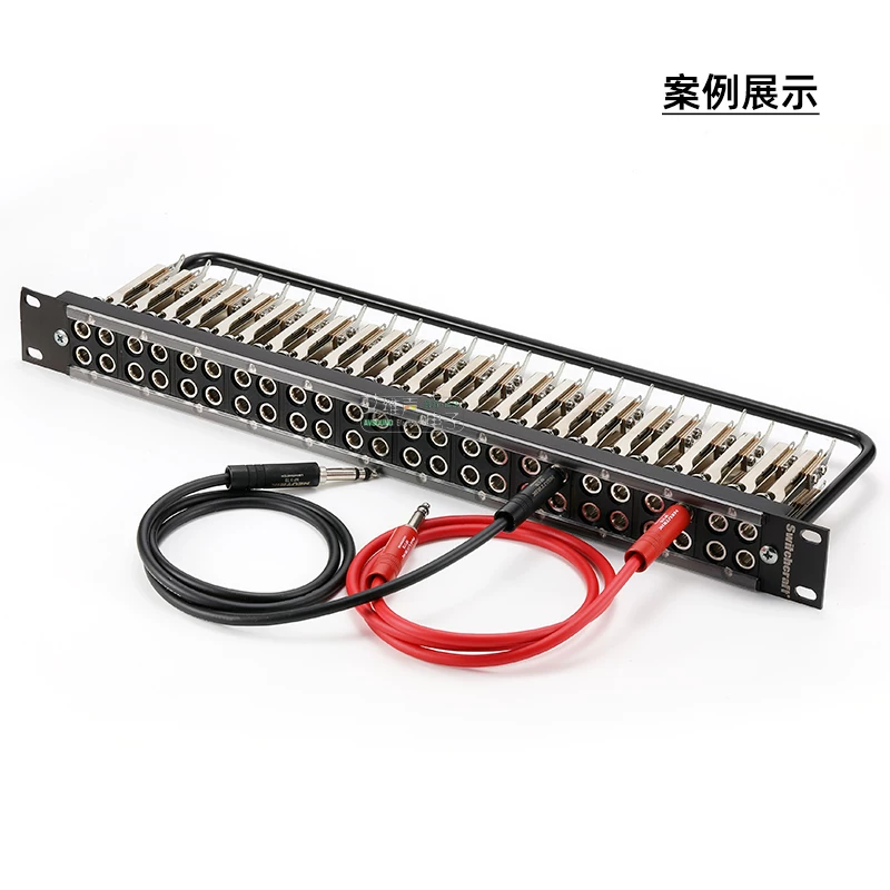 Switchcraft chính hãng 24 chiều 48 cổng MT jack MT48FNX bảng vá âm thanh giá đỡ vá