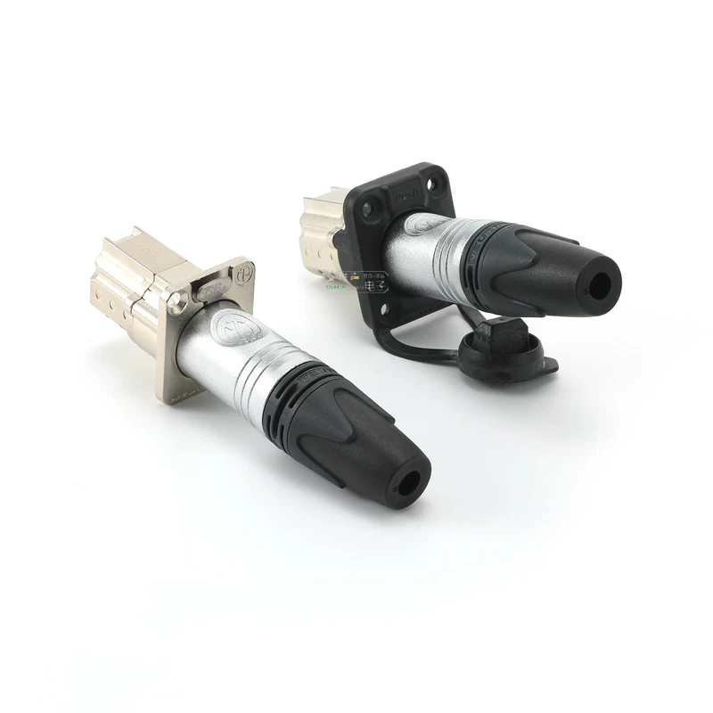 NEUTRIK NE8FDX-P6 Dữ liệu mạng loại 6A truyền trực tiếp âm thanh ổ cắm bảng điều khiển loại D CAT6A