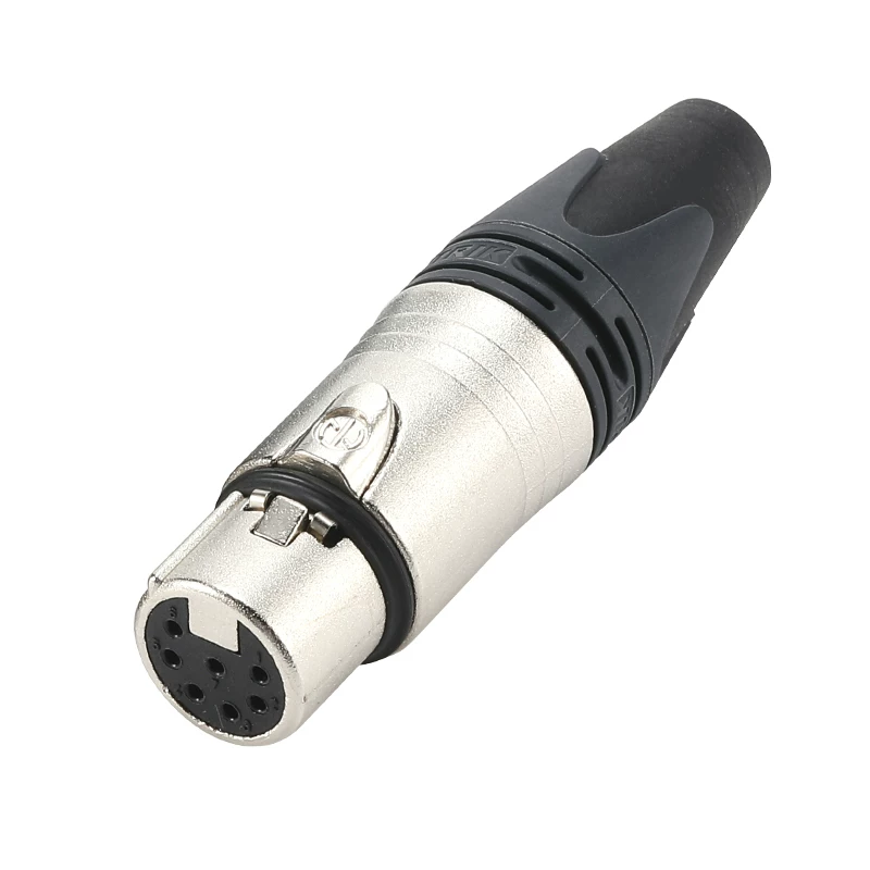 Đầu nối NEUTRIK XLR nam và nữ bảy lõi lắp đặt kỹ thuật hàn đầu nối mạ bạc NC7FXX