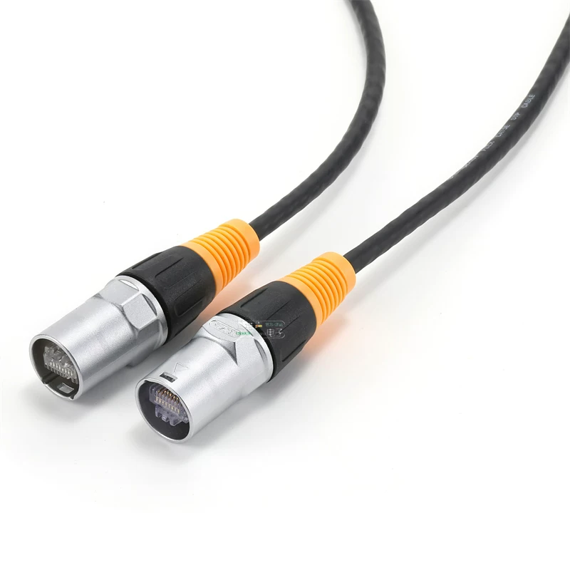Cáp mạng xoắn đôi mềm Risheng Category 5E, cáp mạng âm thanh CAT5E, đầu nối RJ45 dùng cho bàn trộn âm thanh, giám sát và biểu diễn