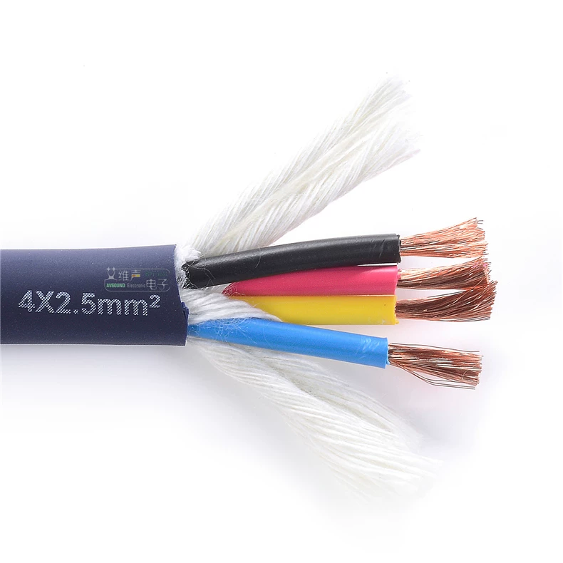 Taiwan Risheng Mobile Performance Engineering lắp đặt cáp loa âm thanh 4x2,5 vuông bằng đồng không chứa oxy cấp audiophile.