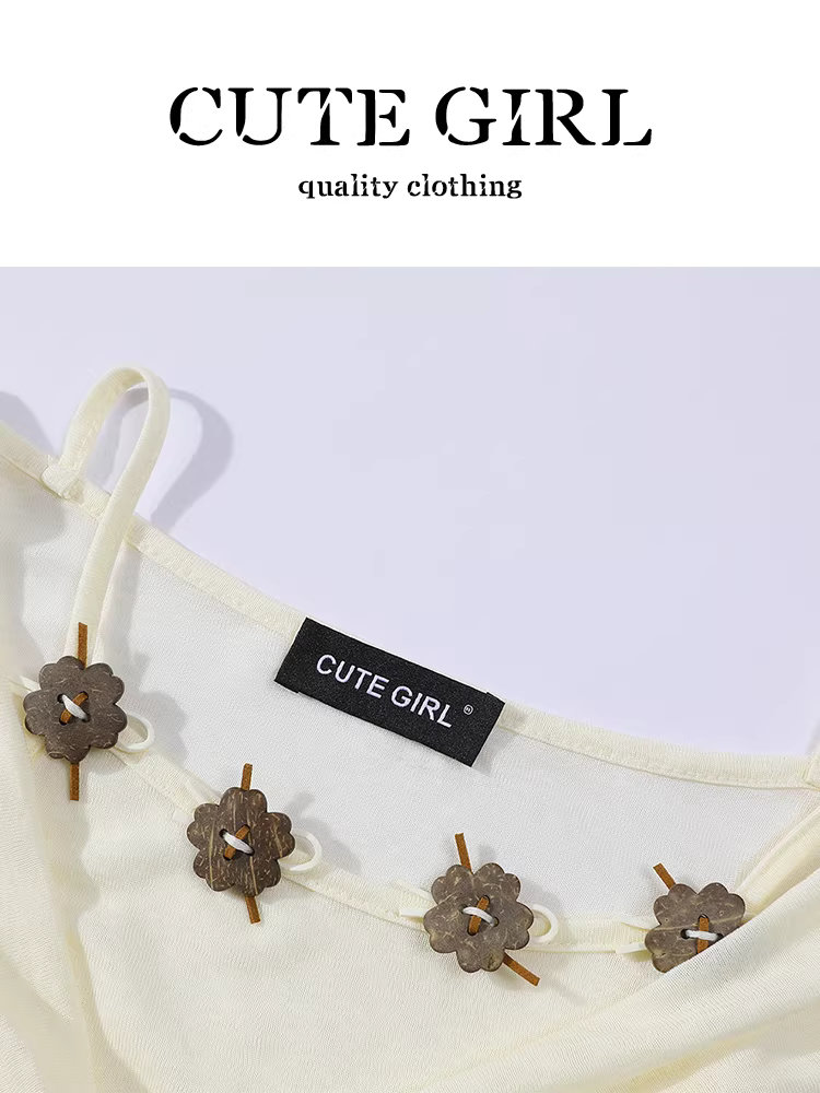 Áo thun dài tay đính cườm phong cách Pháp CuteGirl dành cho nữ, áo cổ thuyền đa năng dáng ôm cao cấp mùa thu